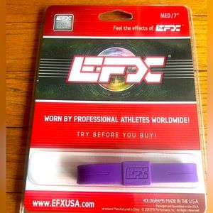 EFX hologram purple bracelet mens womens